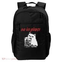 No Ice Please Funny Cat Meme Backpack thumb 0