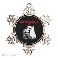 No Ice Please Funny Cat Meme Ornament thumb 0
