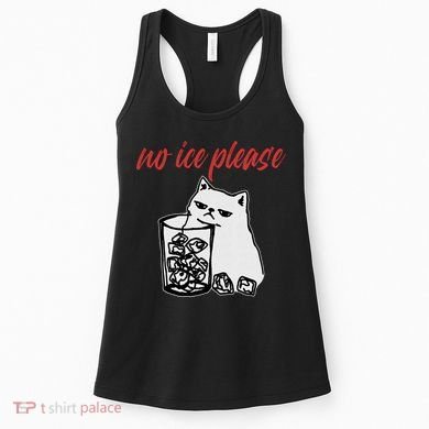 No Ice Please Funny Cat Meme Women's Tank Top