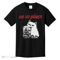 No Ice Please Funny Cat Meme Kids T-Shirt thumb 0