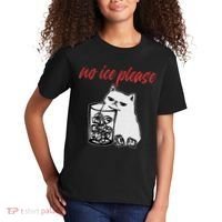 No Ice Please Funny Cat Meme Kids T-Shirt thumb 2