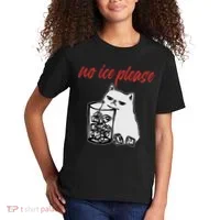 No Ice Please Funny Cat Meme Kids T-Shirt thumb 2
