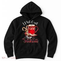 Naughty I Put Out For Santa Christmas Xmas Hoodie thumb 0