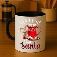 Naughty I Put Out For Santa Christmas Xmas Coffee Mug thumb 4
