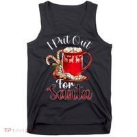 Naughty I Put Out For Santa Christmas Xmas Tank Top thumb 0