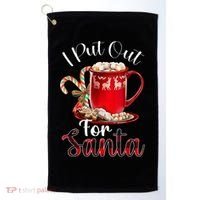 Naughty I Put Out For Santa Christmas Xmas Golf Towel thumb 0