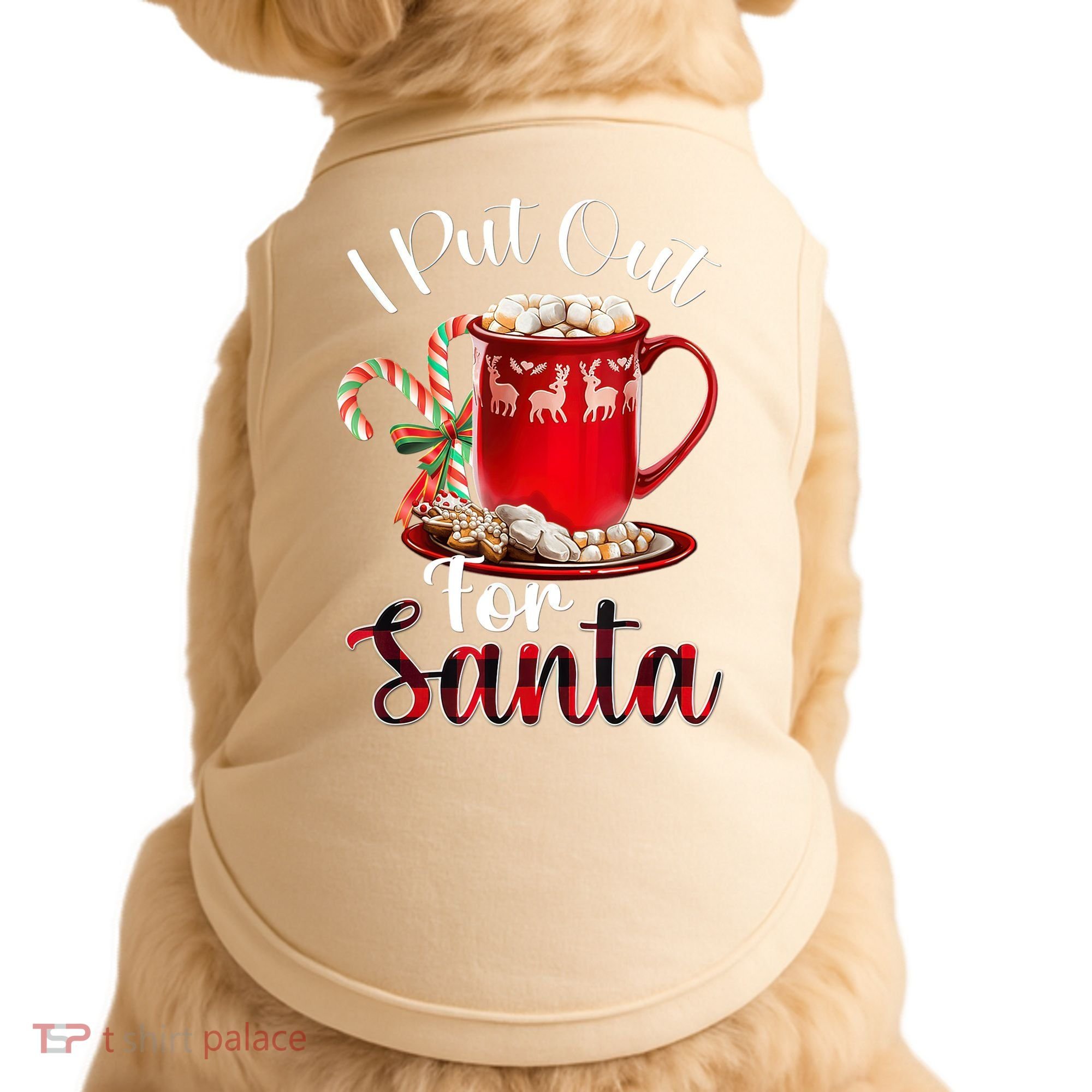 Naughty I Put Out For Santa Christmas Xmas Doggie Tank