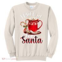 Naughty I Put Out For Santa Christmas Xmas Sweatshirt thumb 0