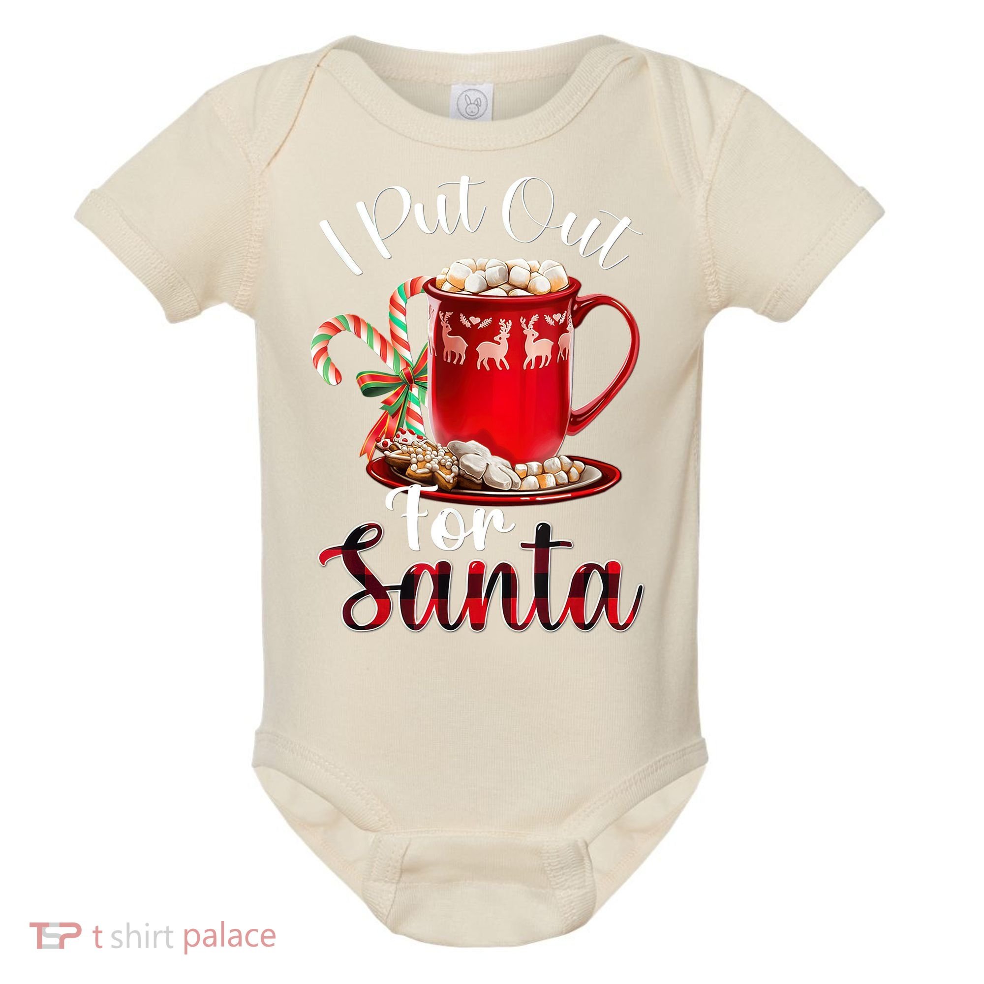 Naughty I Put Out For Santa Christmas Xmas Baby Bodysuit