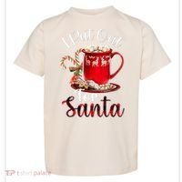 Naughty I Put Out For Santa Christmas Xmas Toddler T-Shirt thumb 0