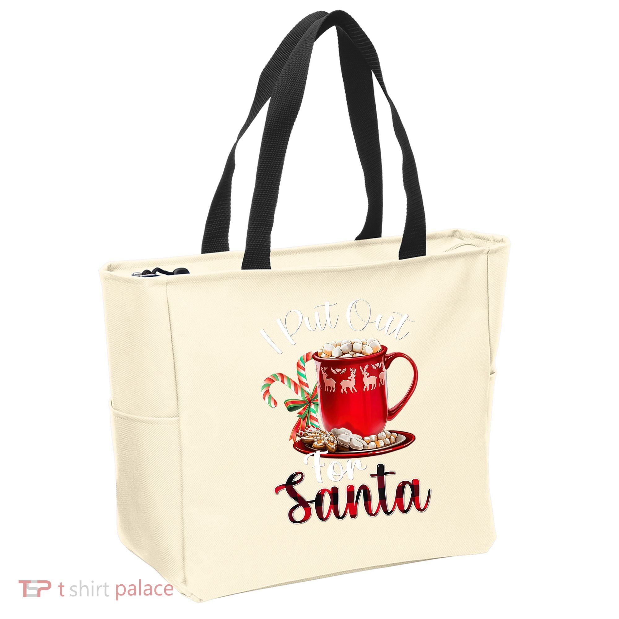 Naughty I Put Out For Santa Christmas Xmas Tote Bag