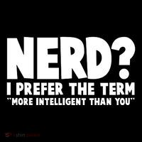 Nerd I Prefer The Term More Intelligent Than You Women's Hoodie thumb 2