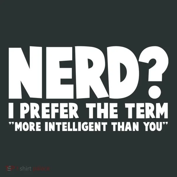 Nerd I Prefer The Term More Intelligent Than You Hoodie