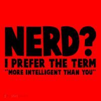 Nerd I Prefer The Term More Intelligent Than You Santa Hat thumb 1