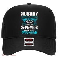 Nobody Is Perfect But If You Born In September Birthday Gift Hat thumb 0
