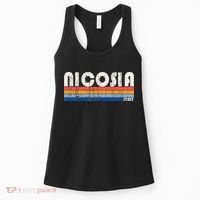 Nicosia Italy Retro 70s 80s Style Women's Tank Top thumb 0