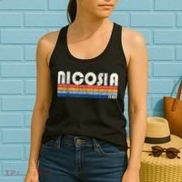 Nicosia Italy Retro 70s 80s Style Women's Tank Top thumb 2