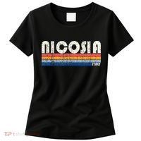 Nicosia Italy Retro 70s 80s Style Women's T-Shirt thumb 0