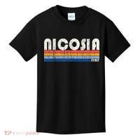Nicosia Italy Retro 70s 80s Style Kids T-Shirt thumb 0