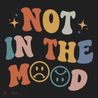 Not In The Mood With Words On Back Aesthetic Trendy Costume Tumbler thumb 3