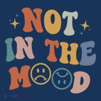 Not In The Mood With Words On Back Aesthetic Trendy Costume Women's Hoodie thumb 2