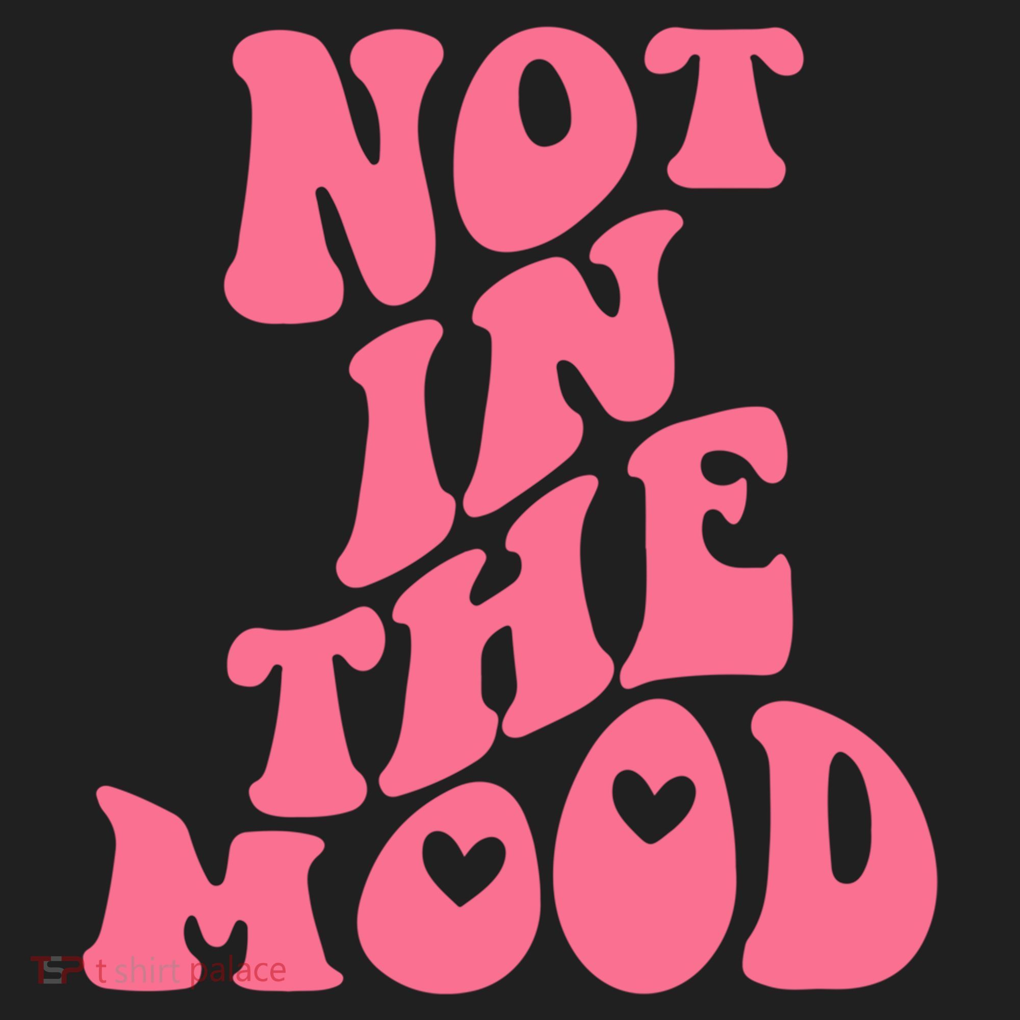 Not In The Mood Aesthetic Words Trendy Funny Gift Beanie