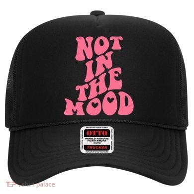 Not In The Mood Aesthetic Words Trendy Funny Gift Hat