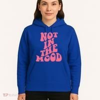 Not In The Mood Aesthetic Words Trendy Funny Gift Hoodie thumb 5