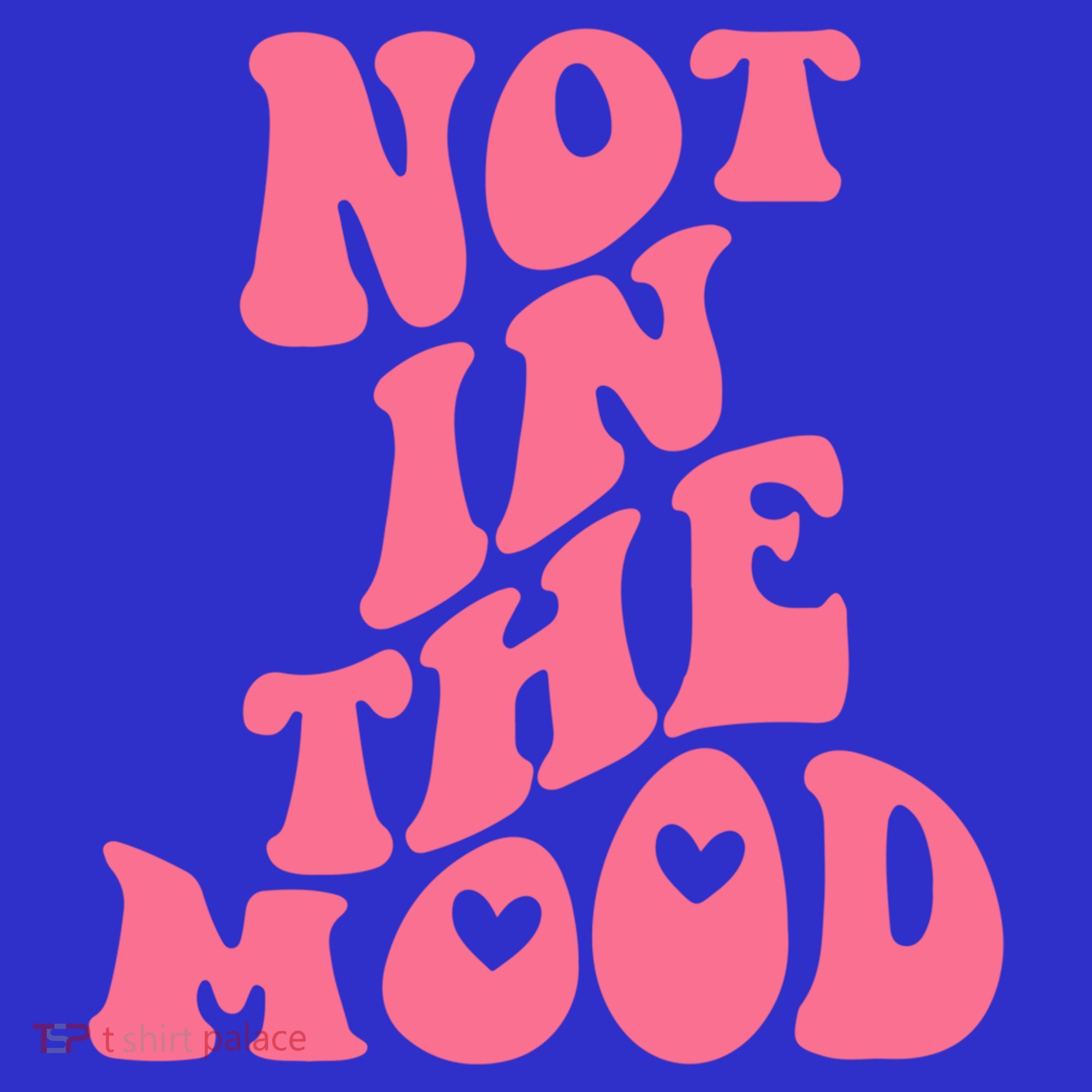Not In The Mood Aesthetic Words Trendy Funny Gift Women's Tank Top