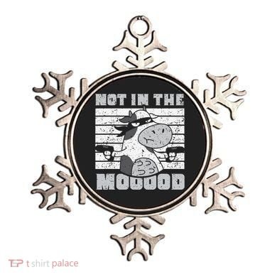 Not In The Mooood Cow Cows Farm Animals Lover Ornament