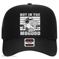 Not In The Mooood Cow Cows Farm Animals Lover Hat thumb 0