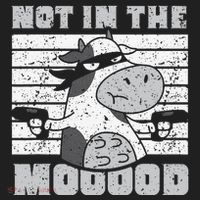 Not In The Mooood Cow Cows Farm Animals Lover Hat thumb 2