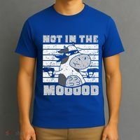Not In The Mooood Cow Cows Farm Animals Lover T-Shirt thumb 3