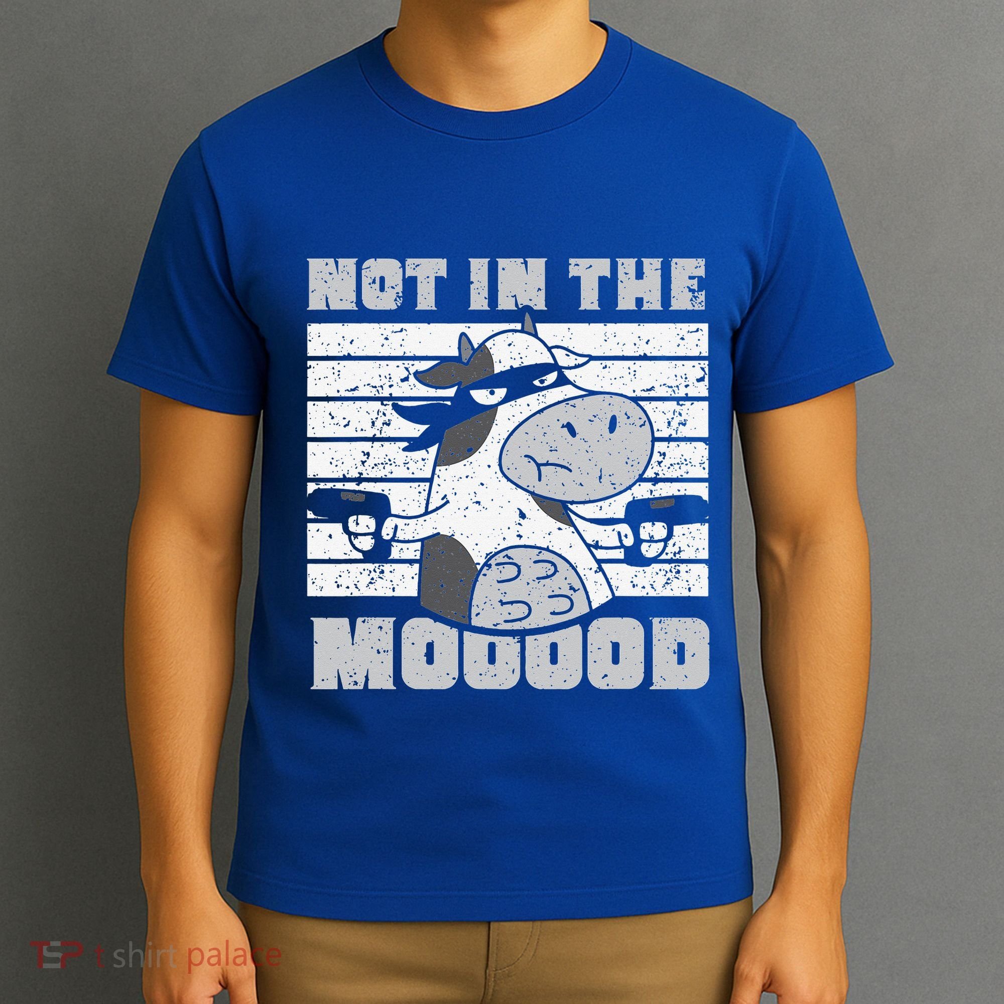 Not In The Mooood Cow Cows Farm Animals Lover T-Shirt