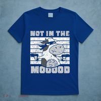 Not In The Mooood Cow Cows Farm Animals Lover T-Shirt thumb 5