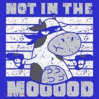 Not In The Mooood Cow Cows Farm Animals Lover Women's T-Shirt thumb 6