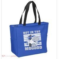Not In The Mooood Cow Cows Farm Animals Lover Tote Bag thumb 2