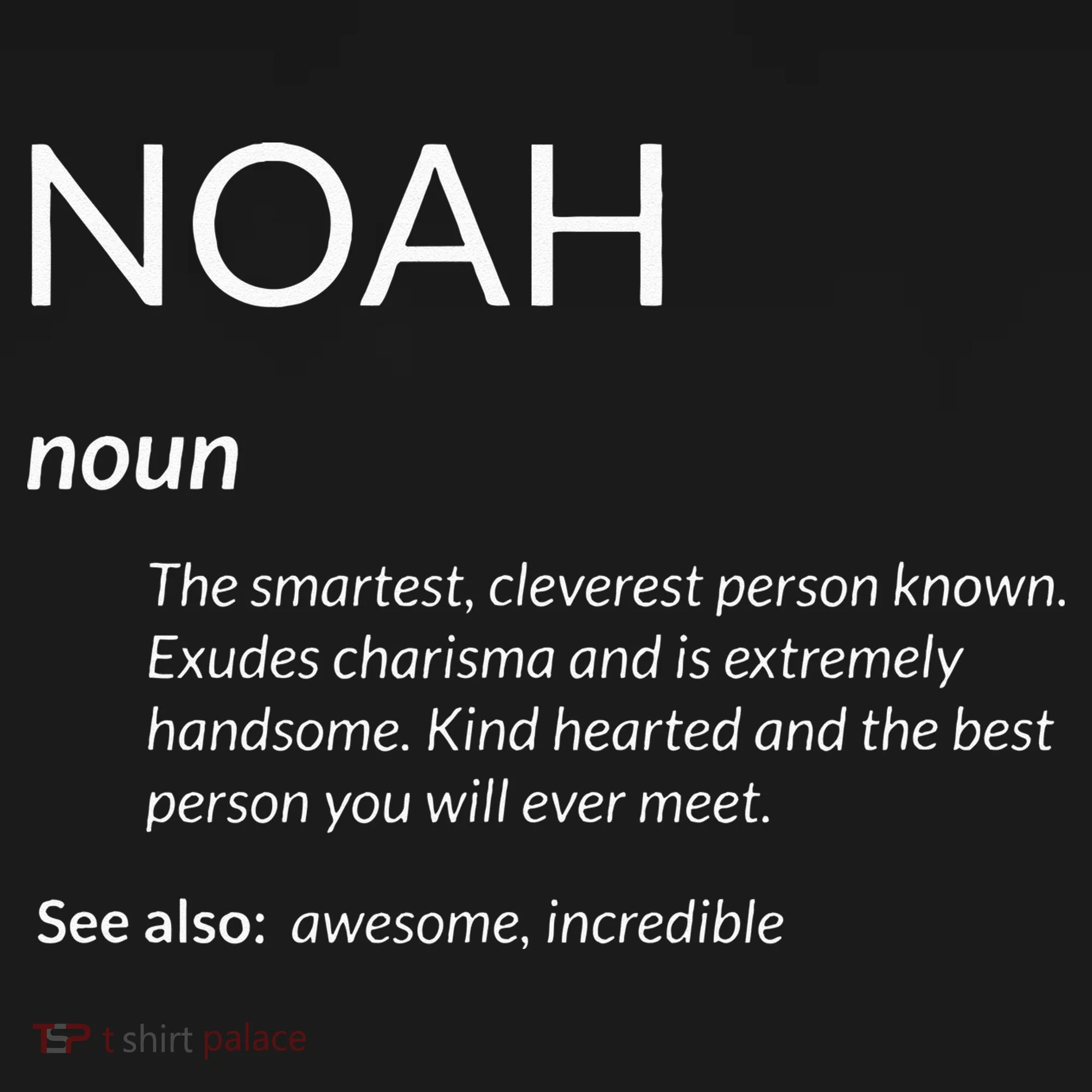 Noah Is The Best Funny Name Definition Noah Doggie Tank