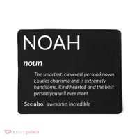 Noah Is The Best Funny Name Definition Noah Mousepad thumb 0