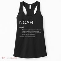 Noah Is The Best Funny Name Definition Noah Women's Tank Top thumb 0