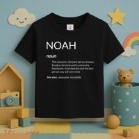 Noah Is The Best Funny Name Definition Noah Toddler T-Shirt thumb 3