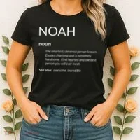 Noah Is The Best Funny Name Definition Noah Women's T-Shirt thumb 2