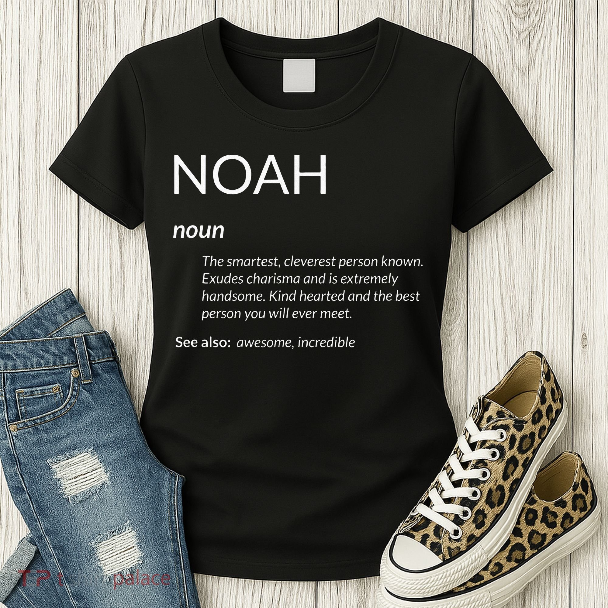 Noah Is The Best Funny Name Definition Noah Women's T-Shirt
