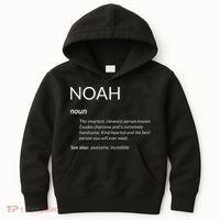 Noah Is The Best Funny Name Definition Noah Kids Hoodie thumb 0
