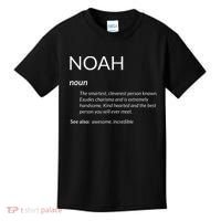 Noah Is The Best Funny Name Definition Noah Kids T-Shirt thumb 0