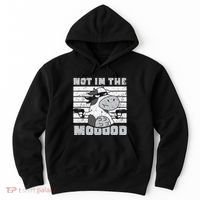 Not In The Mooood Cow Cows Farm Animals Lover Hoodie thumb 0