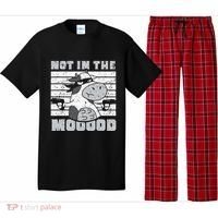 Not In The Mooood Cow Cows Farm Animals Lover Pajama Set thumb 0