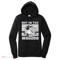 Not In The Mooood Cow Cows Farm Animals Lover Women's Hoodie thumb 0