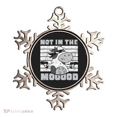 Not In The Mooood Cow Cows Farm Animals Lover Ornament
