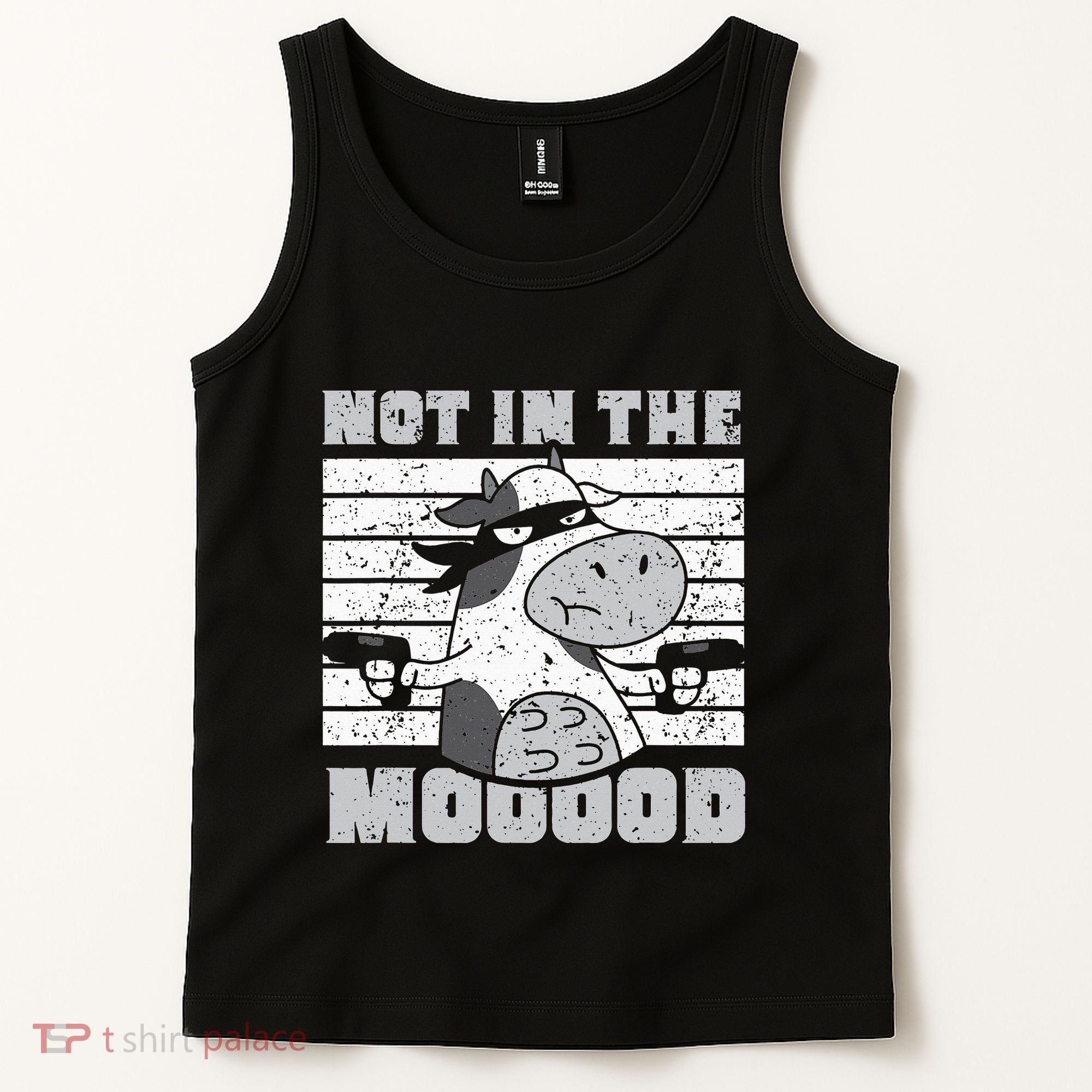 Not In The Mooood Cow Cows Farm Animals Lover Tank Top